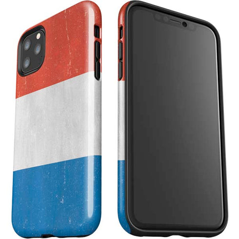 Netherlands Flag Distressed iPhone 11 Pro Max Impact Case
